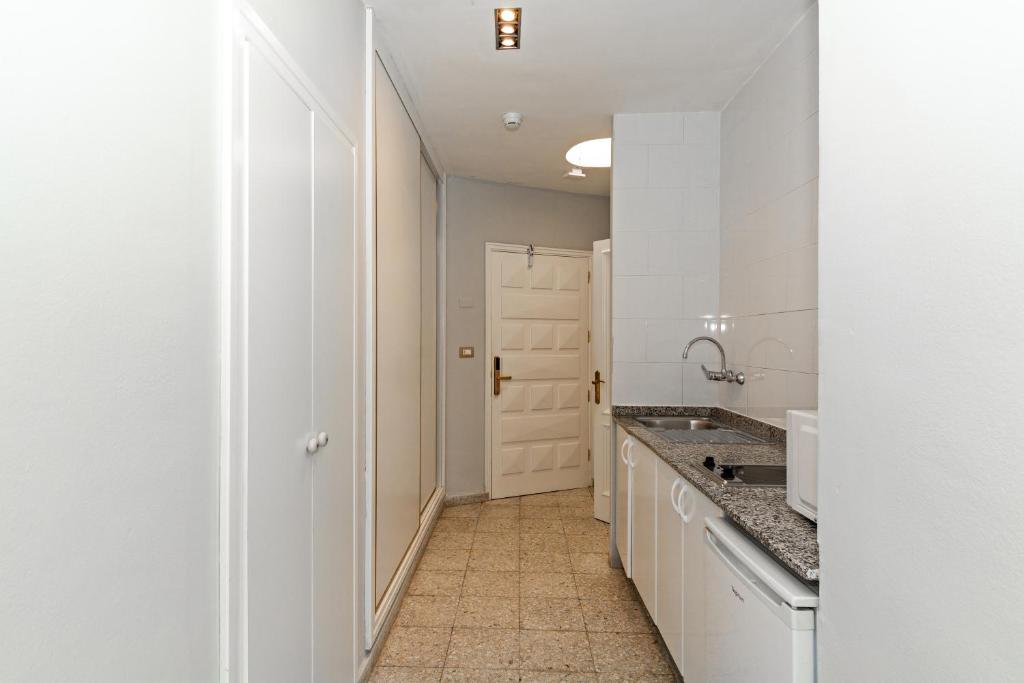 Kuchyň nebo kuchyňský kout v ubytování Apartamentos Panorama Adults Only
