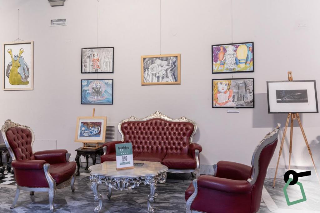 Posezení v ubytování Hotiday Room Collection - Firenze Ghibellina