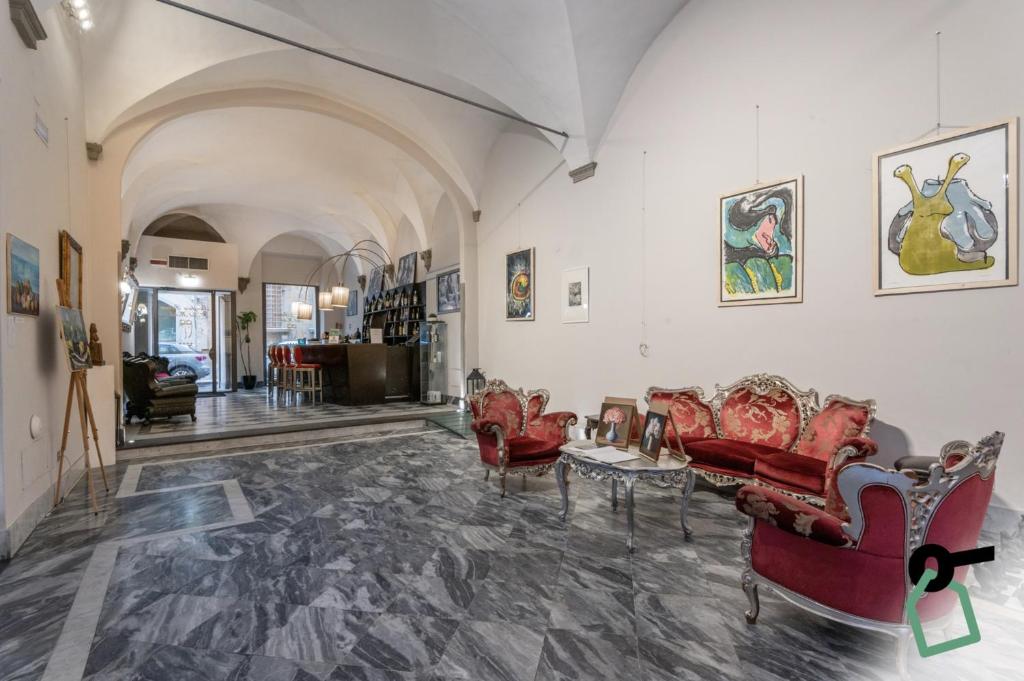 Posezení v ubytování Hotiday Room Collection - Firenze Ghibellina