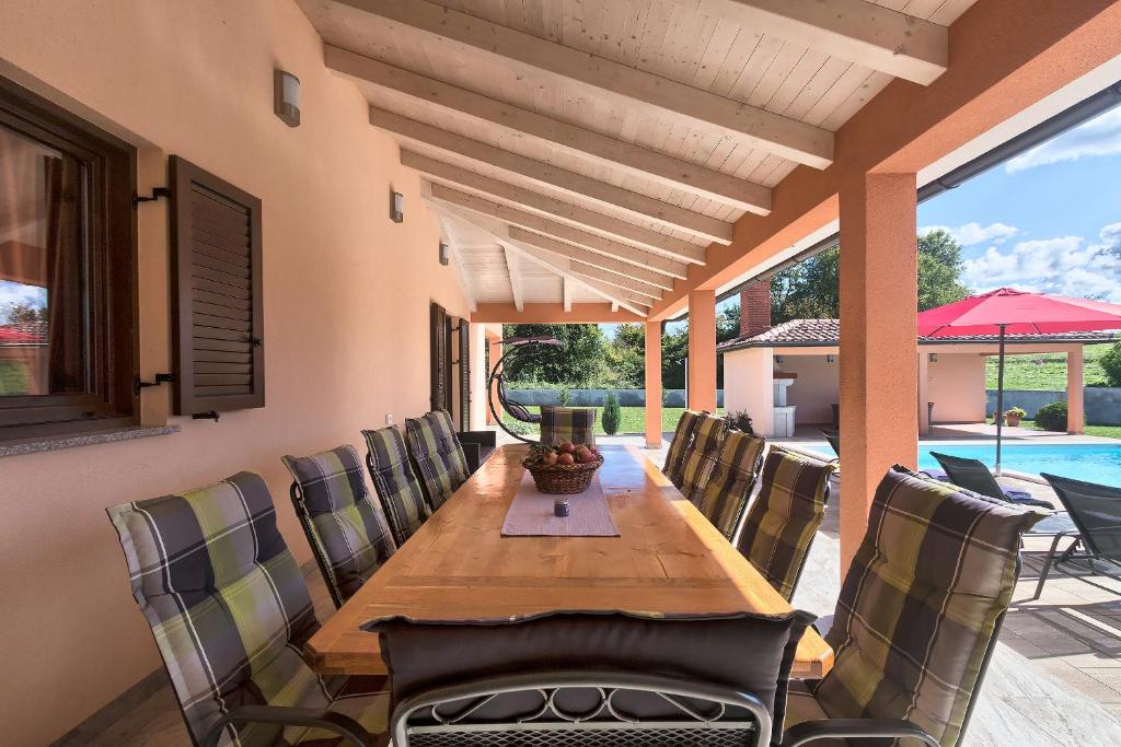 Patio nebo venkovní prostory v ubytování Villa Amber