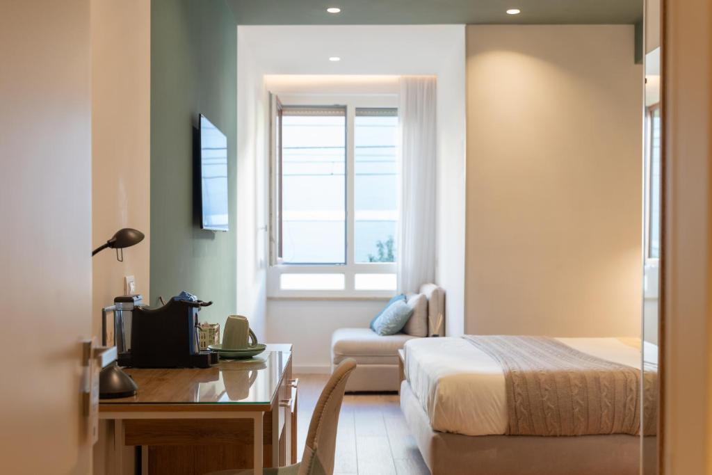 Posteľ alebo postele v izbe v ubytovaní B&B Amadema