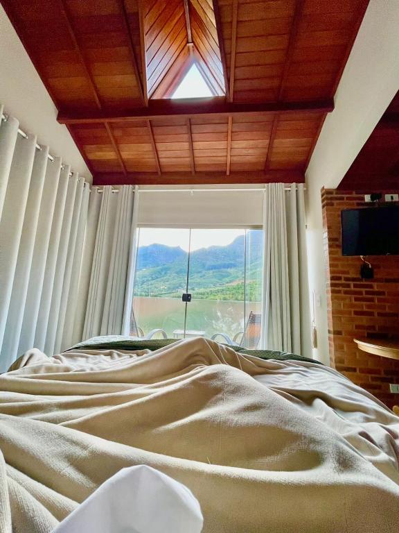 Postel nebo postele na pokoji v ubytování Valle Piemonte