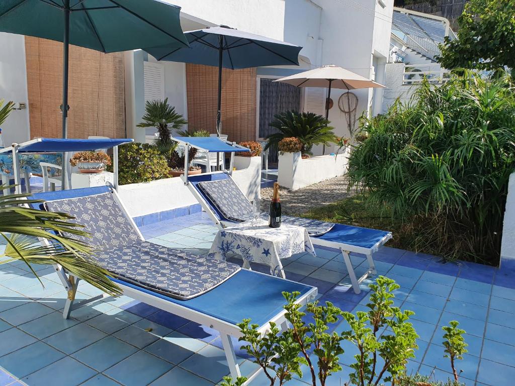 Zahrada ubytování Casa Acqua Marina Ponza