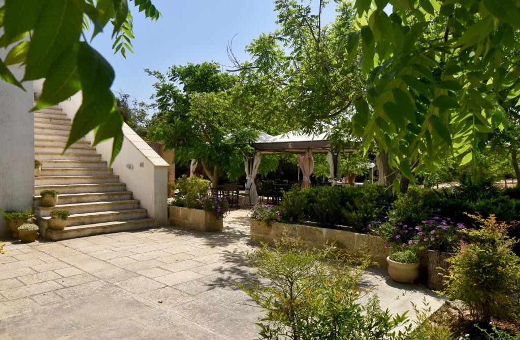 Zahrada ubytování Masseria Pitanni