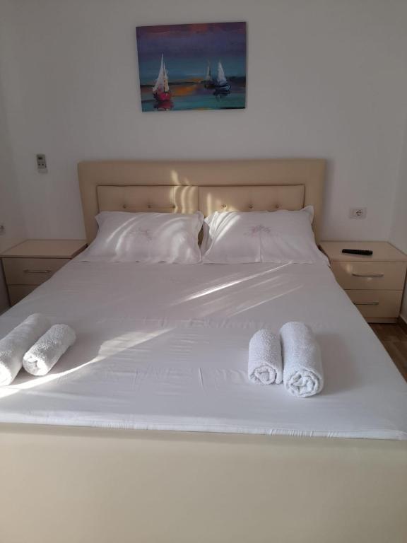 Letto o letti in una camera di Guesthouse Noan&Yliona
