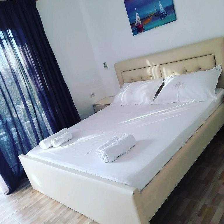 Letto o letti in una camera di Guesthouse Noan&Yliona