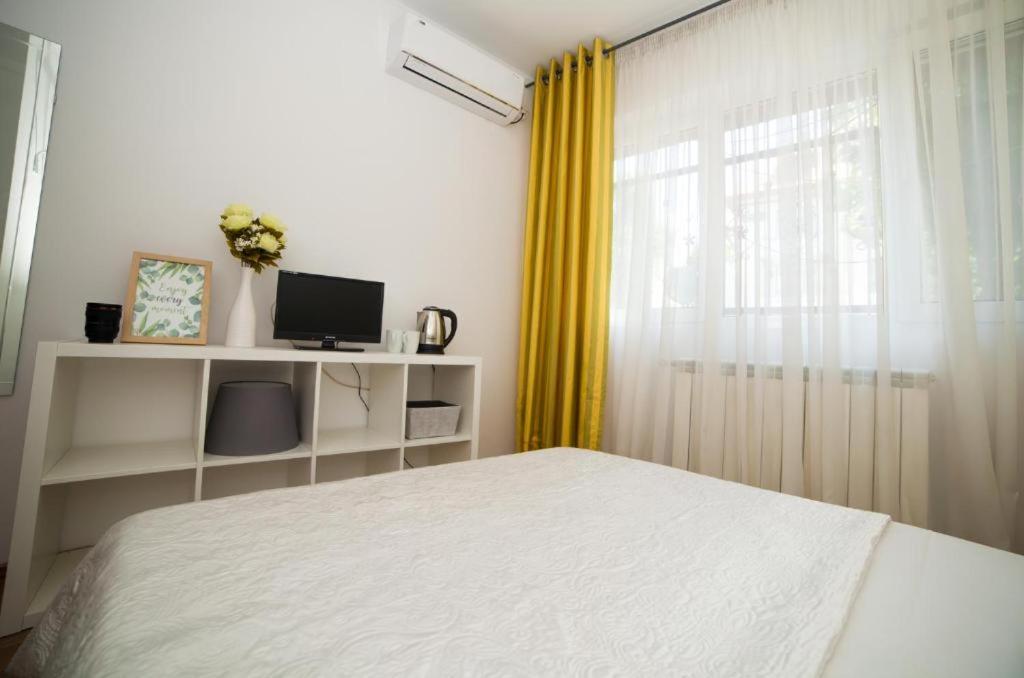 Postel nebo postele na pokoji v ubytování Guesthouse Smart