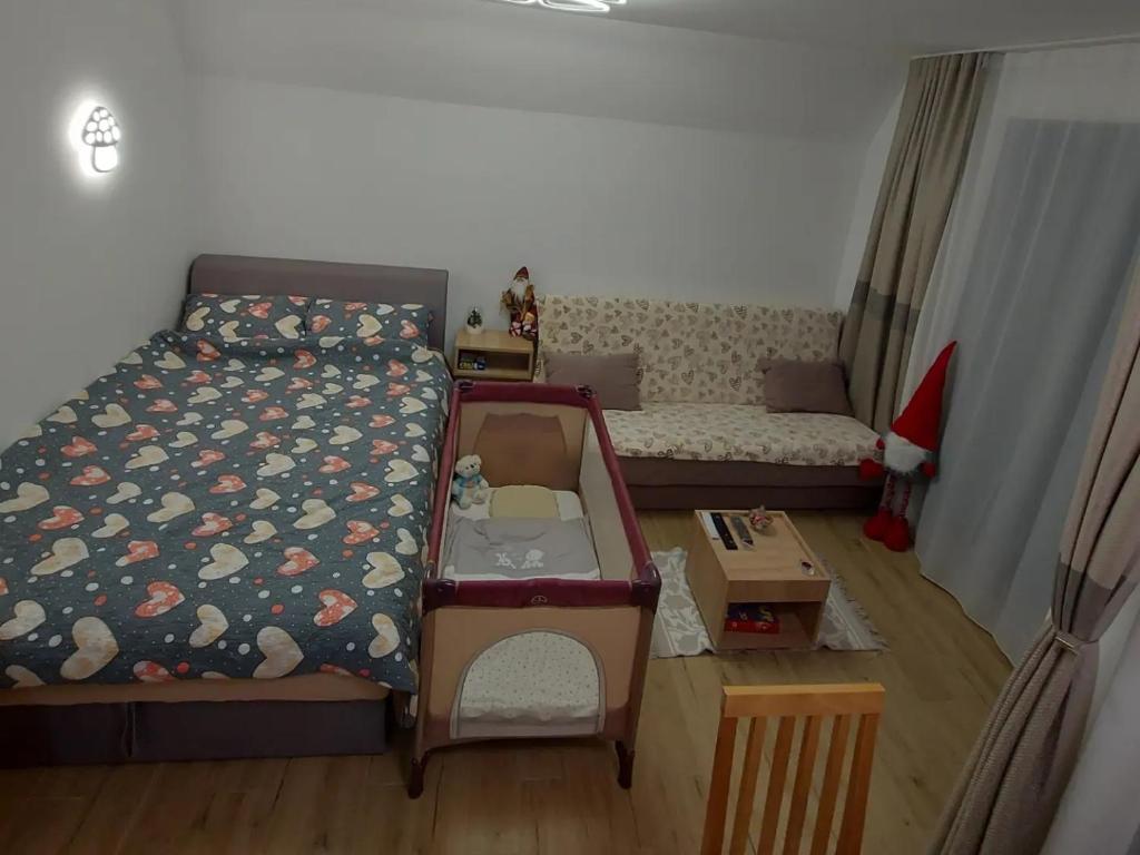 Voodi või voodid majutusasutuse Apartman SANJALICA Divčibare toas