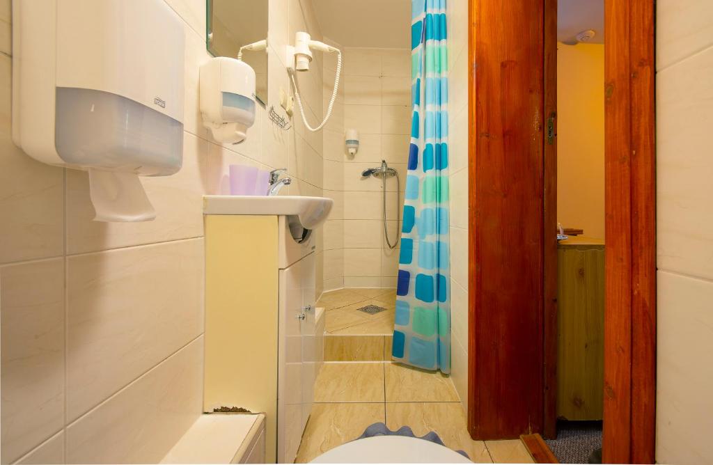A bathroom at Wellness Vila Astra