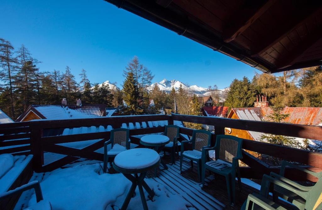 Wellness Vila Astra during the winter