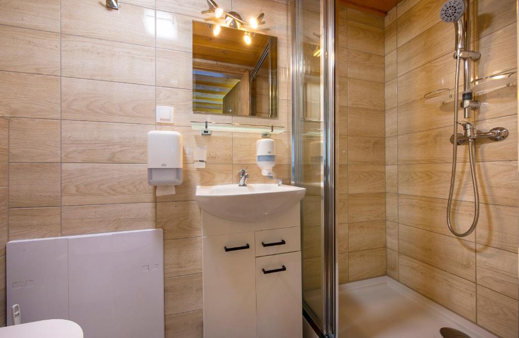 A bathroom at Wellness Vila Astra