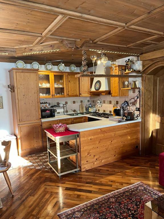 Kuchyň nebo kuchyňský kout v ubytování Casa De Lotto