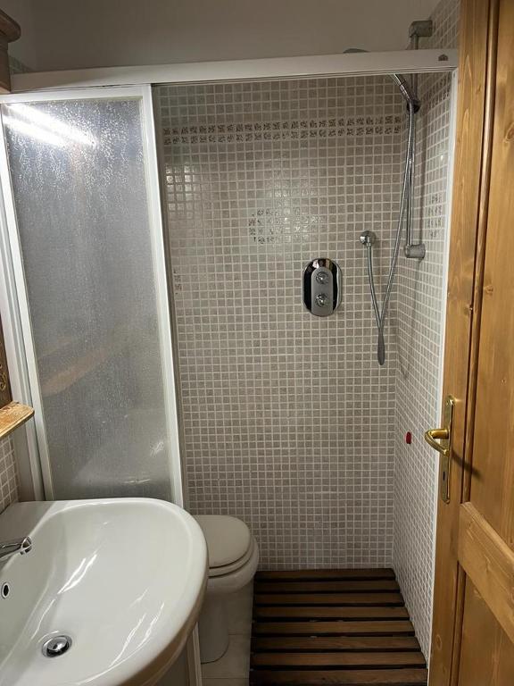 Koupelna v ubytování Casa De Lotto