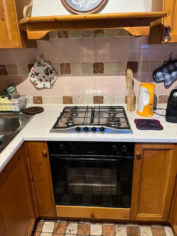 Kuchyň nebo kuchyňský kout v ubytování Casa De Lotto