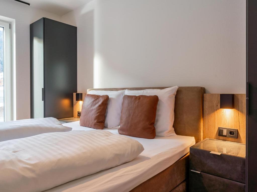 Posteľ alebo postele v izbe v ubytovaní Mountain Chalet Berg-Glück