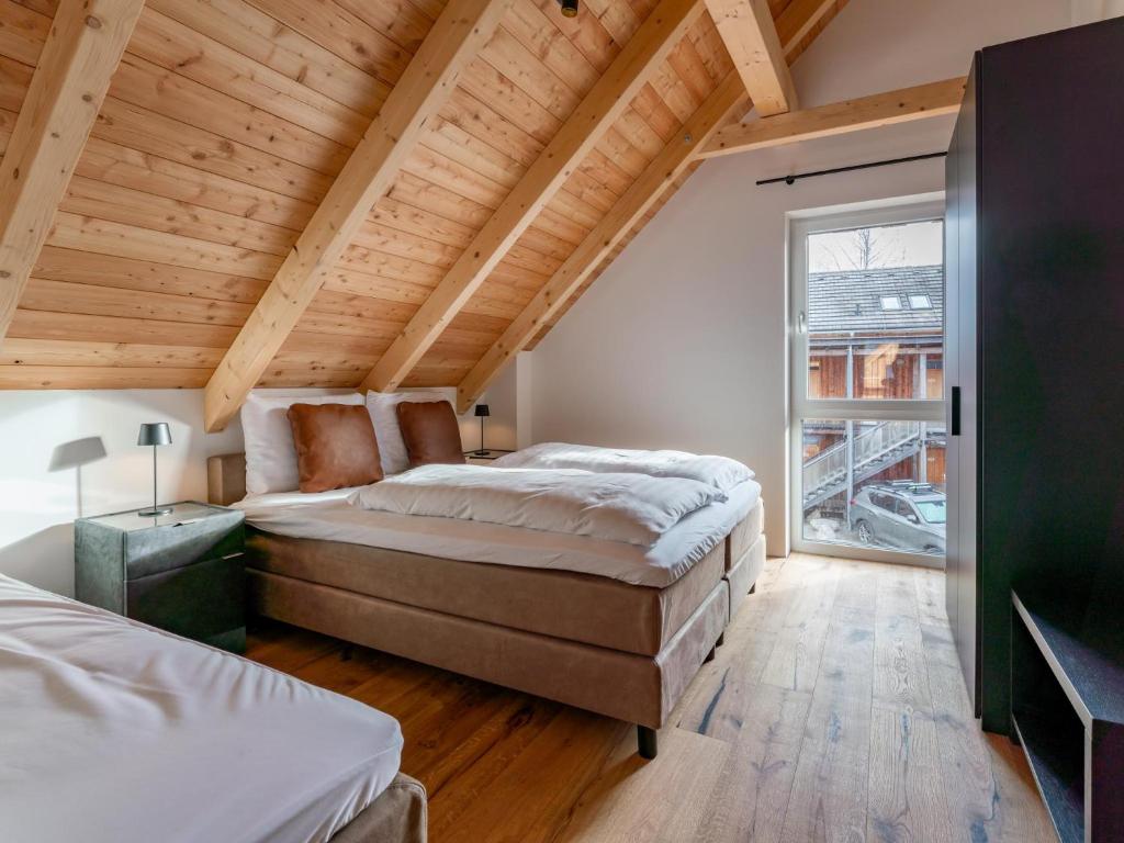 Posteľ alebo postele v izbe v ubytovaní Mountain Chalet Berg-Glück