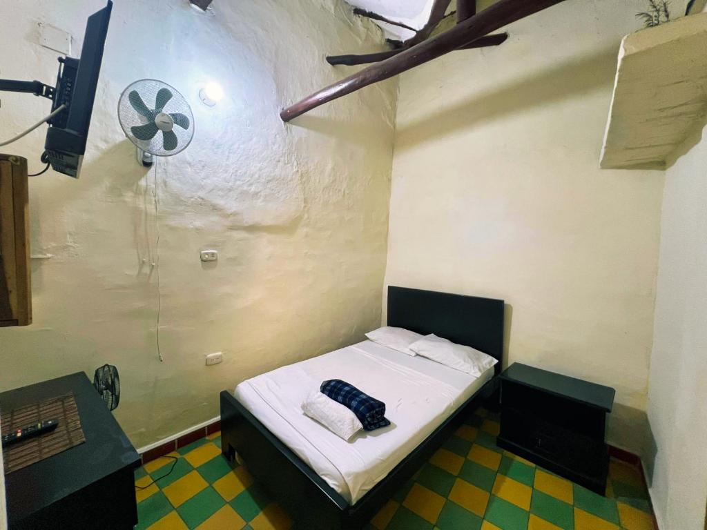 Llit o llits en una habitació de Hotel Solárium Posada