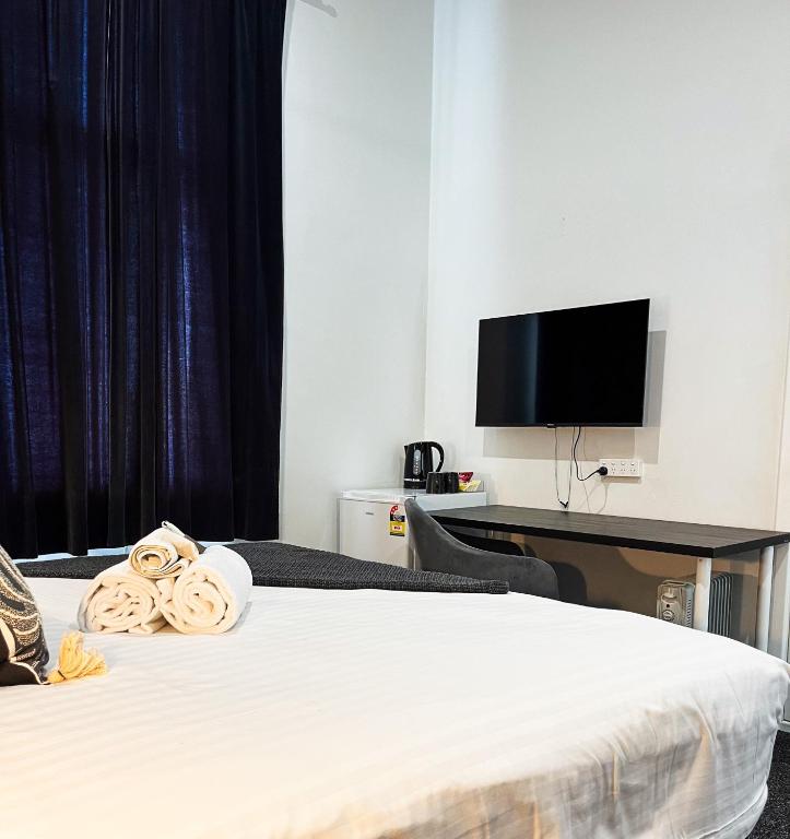 TV a/nebo společenská místnost v ubytování Manjimup Hotel