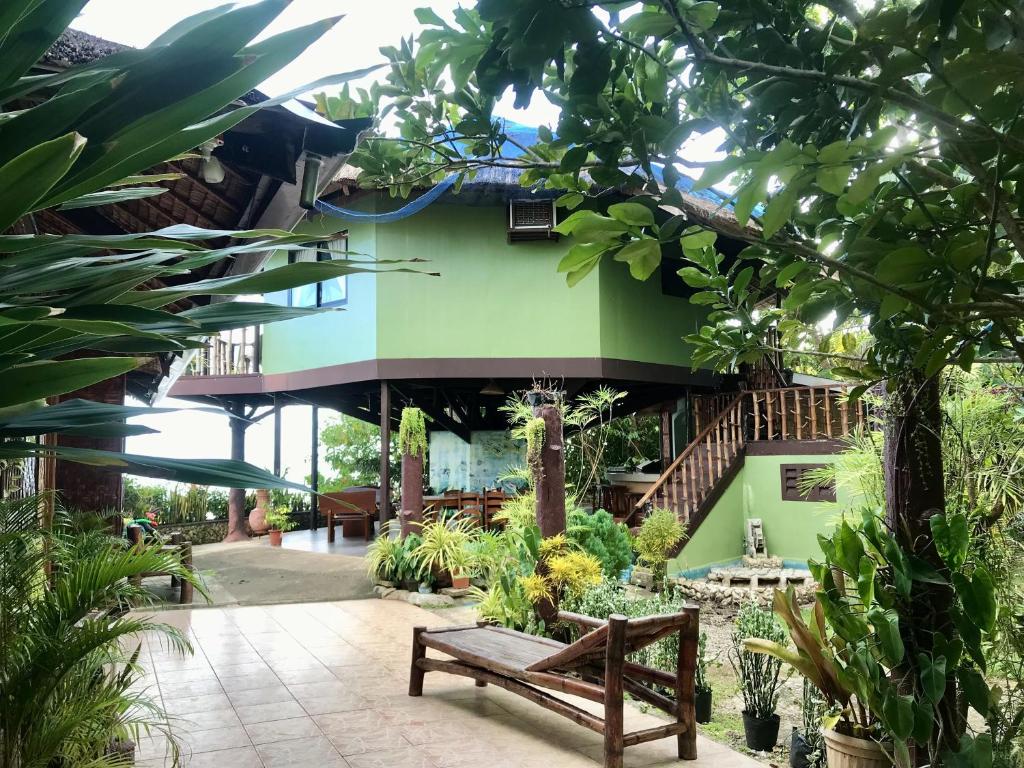 Zahrada ubytování Camotes Cay Hideaway