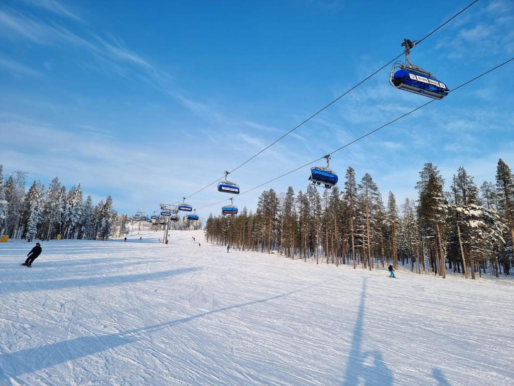 Το Levi - Sky Slope Apartment - 3 Bedrooms - Ski-in - Ski-out τον χειμώνα