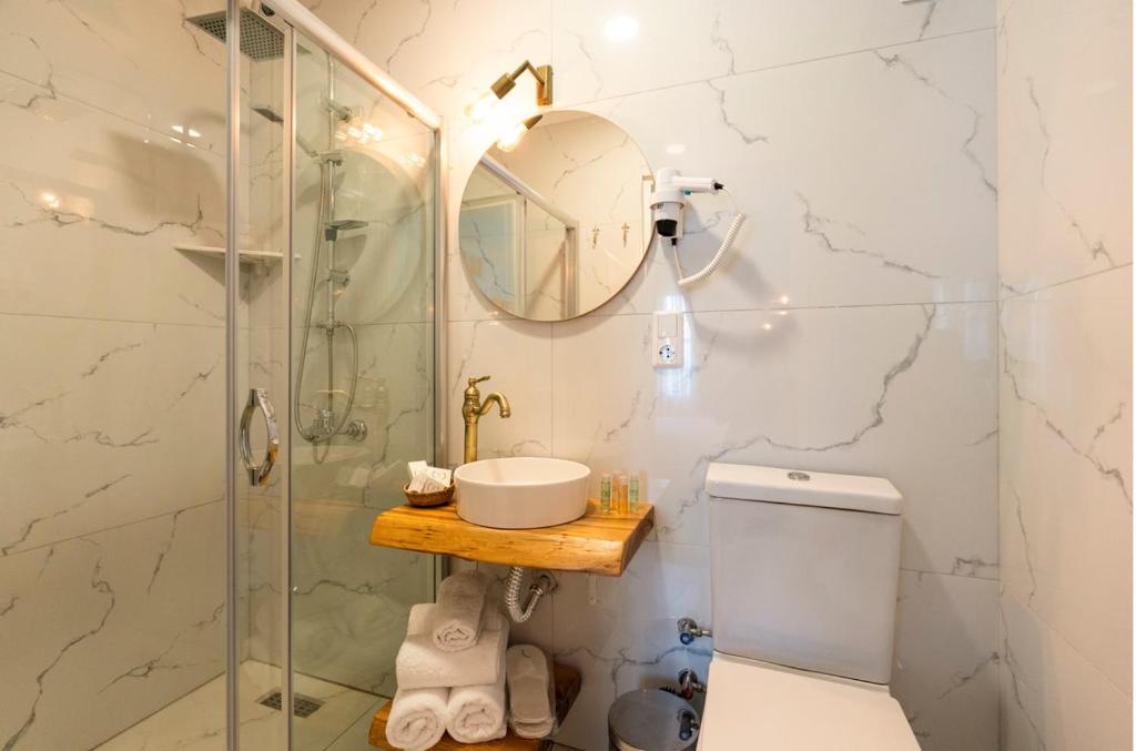 Koupelna v ubytování Aya Butik Otel