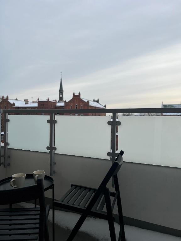 Balkón alebo terasa v ubytovaní Parkcity Bogucice Karoliny