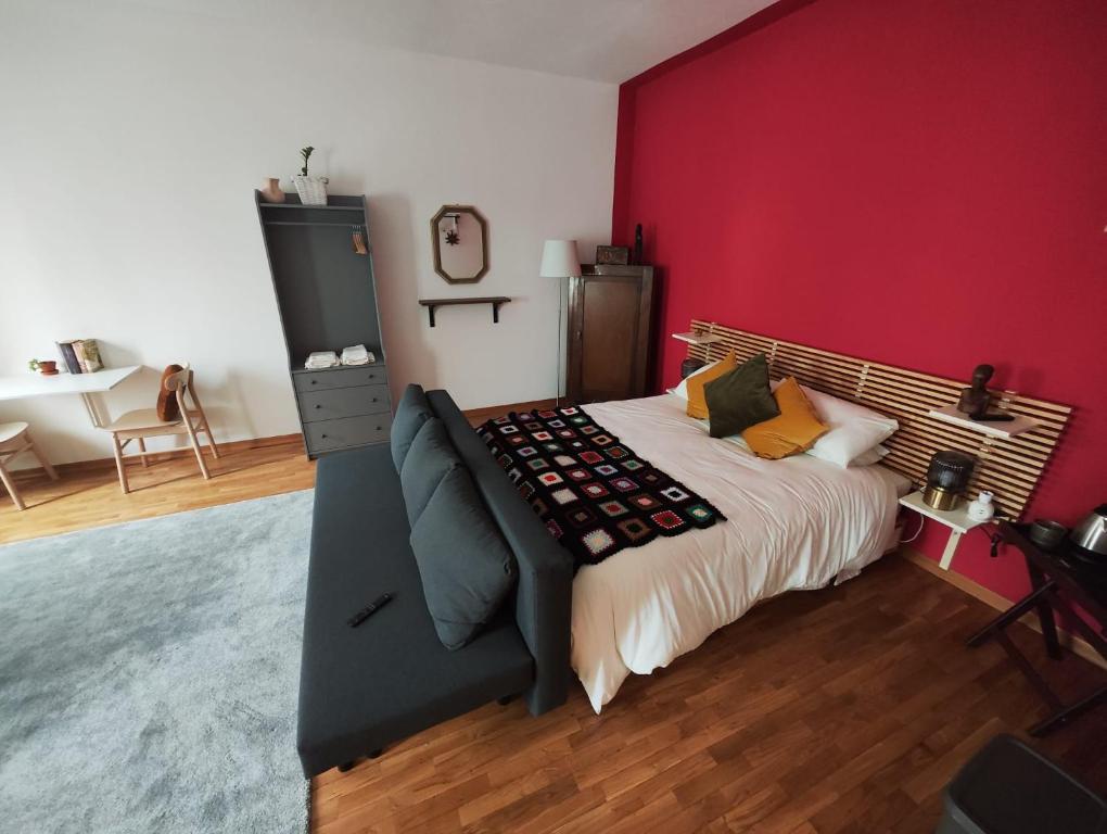 Postel nebo postele na pokoji v ubytování Affittacamere Ca' de Mazapedar