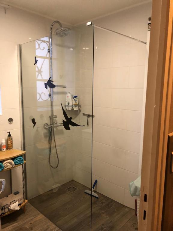 Salle de bains dans l'établissement Le Voyageur