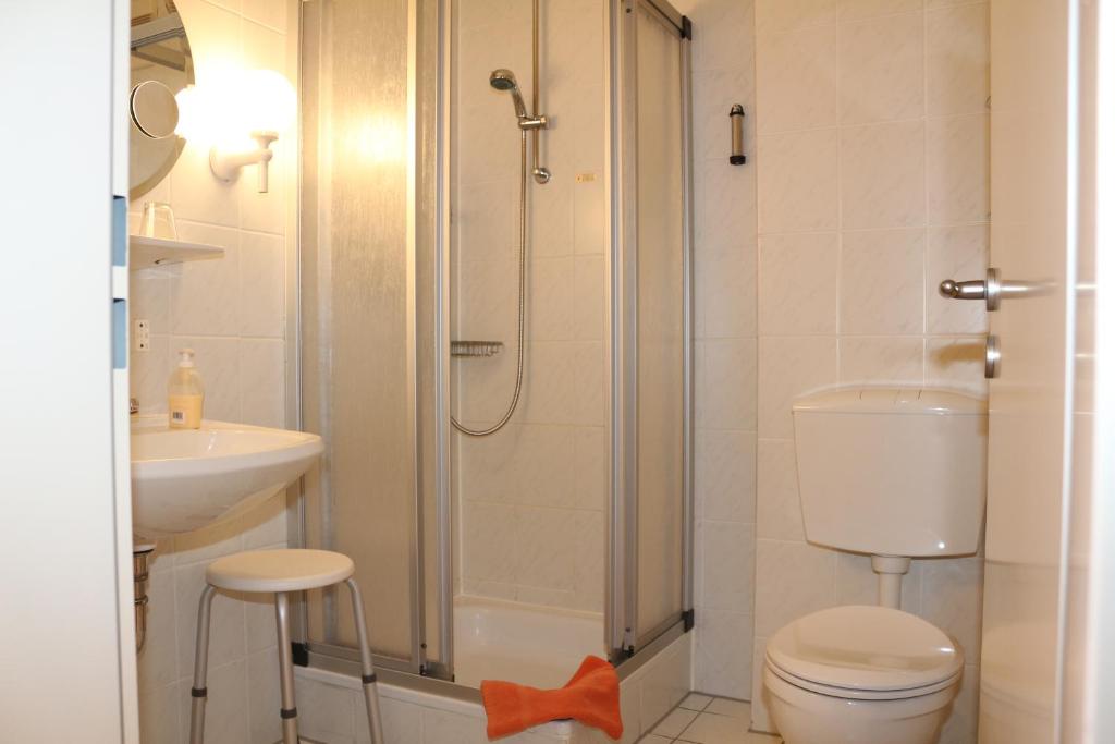 Koupelna v ubytování Hotel Graf Balduin