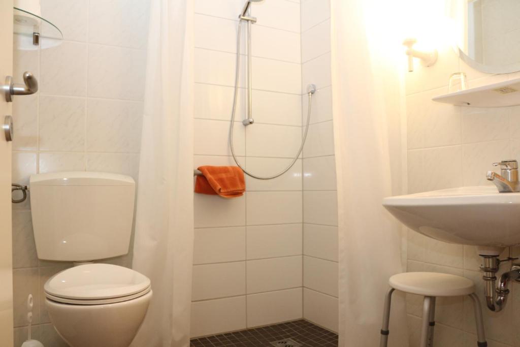 Koupelna v ubytování Hotel Graf Balduin