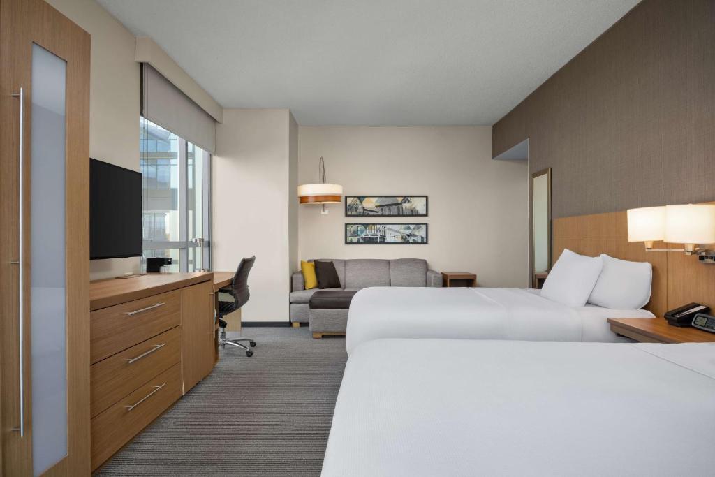 Hyatt Place Iowa City Downtown - Salle De Reine Spécialisée Avec Deux Lits Queen