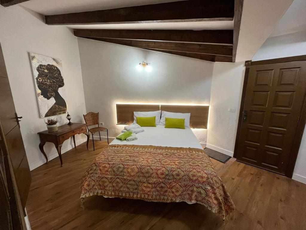 Postel nebo postele na pokoji v ubytování Finca La Casita en entorno natural