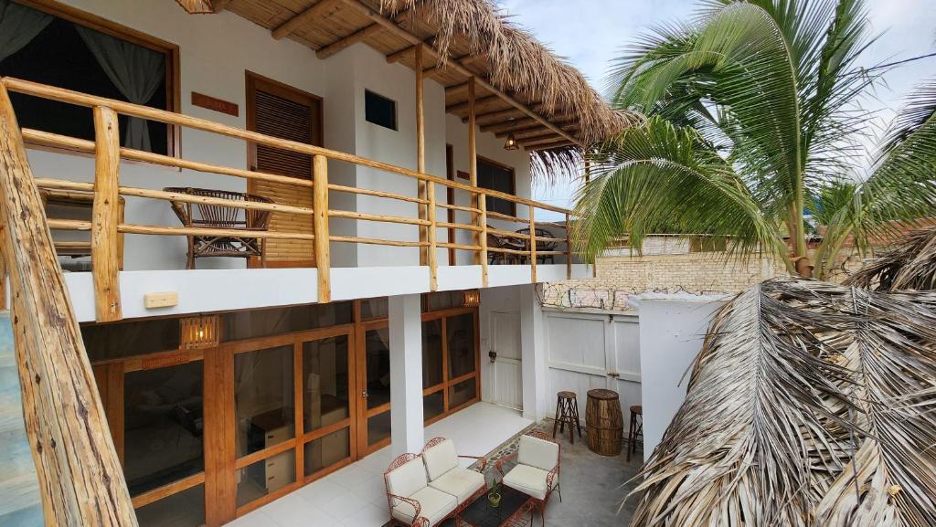 Balkón nebo terasa v ubytování Kinti Guest House