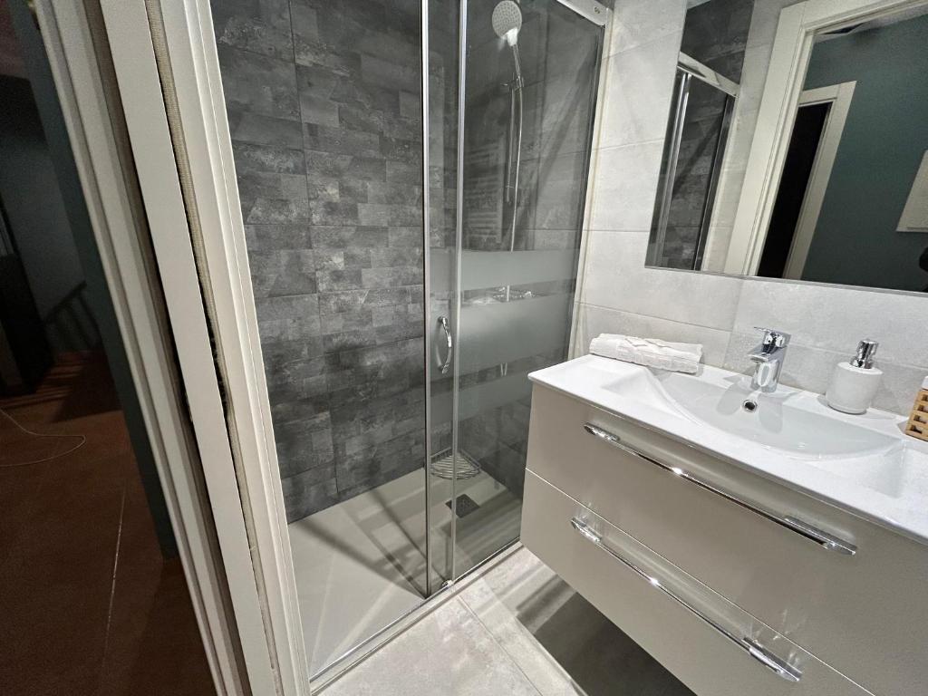Koupelna v ubytování Apartament amb vista al mar reformat, al Golfet
