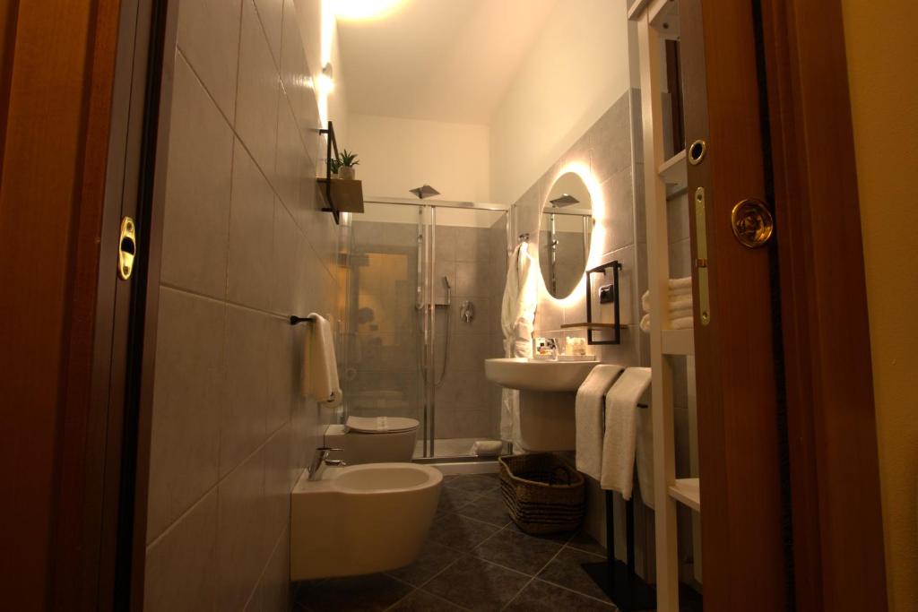 Kylpyhuone majoituspaikassa ARCApartaments