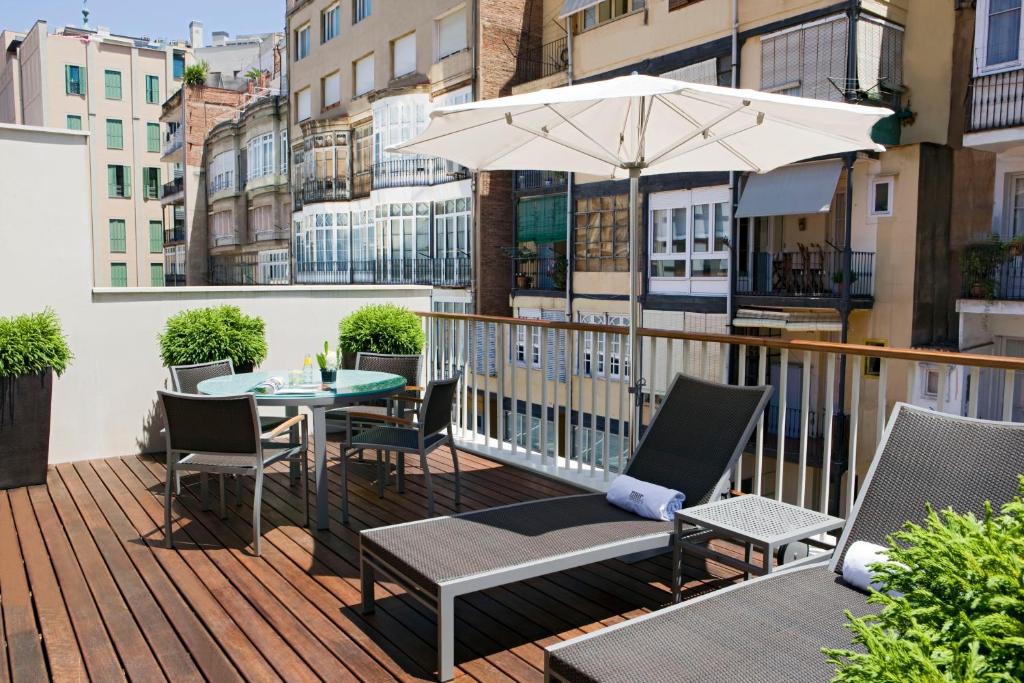 Balkón alebo terasa v ubytovaní Murmuri Residence Concepció