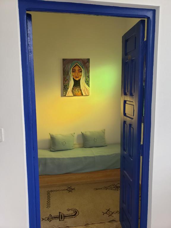 Postel nebo postele na pokoji v ubytování Riad Alma Mouassine