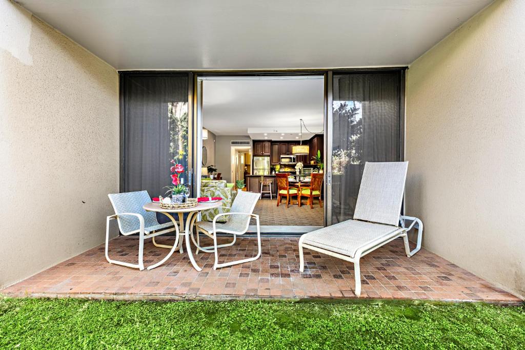 Patio nebo venkovní prostory v ubytování Kaanapali Shores 144