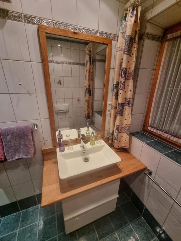 Koupelna v ubytování Ferienwohnung Leismüller