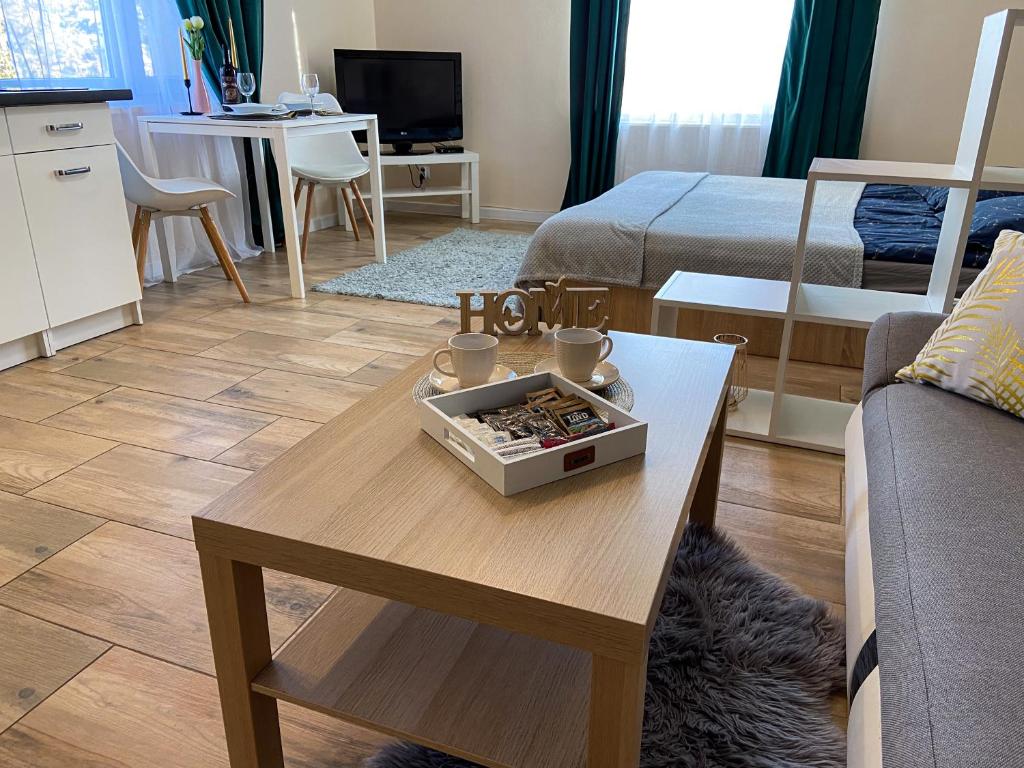 Mokka Apartament - ソファベッドを備えたキングスタジオ