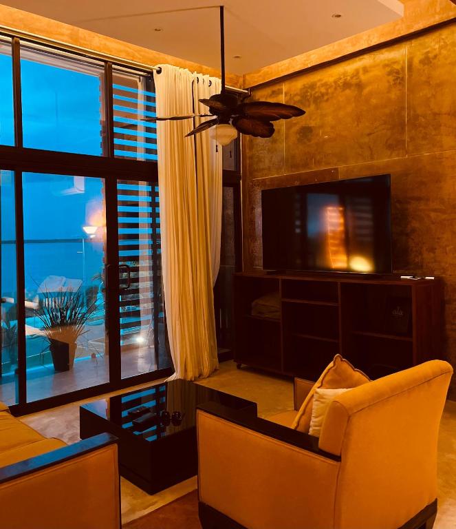 Posezení v ubytování Hotel "Ala Residencias"