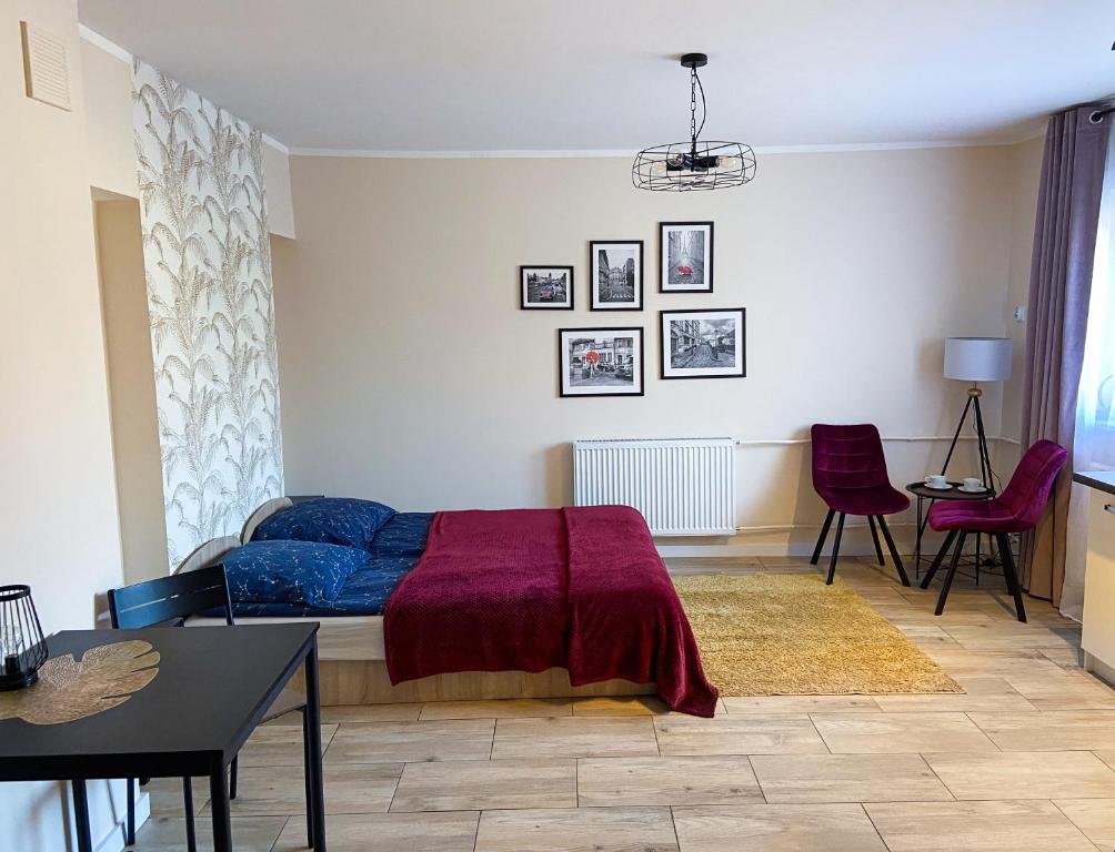 Mokka Apartament - バスルーム付きのダブルまたはツインルーム