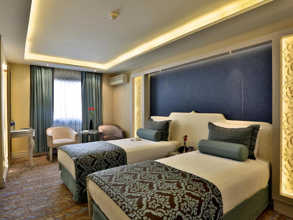 Un ou plusieurs lits dans un h&eacute;bergement de l&#39;&eacute;tablissement Hotel Zurich Istanbul Old City