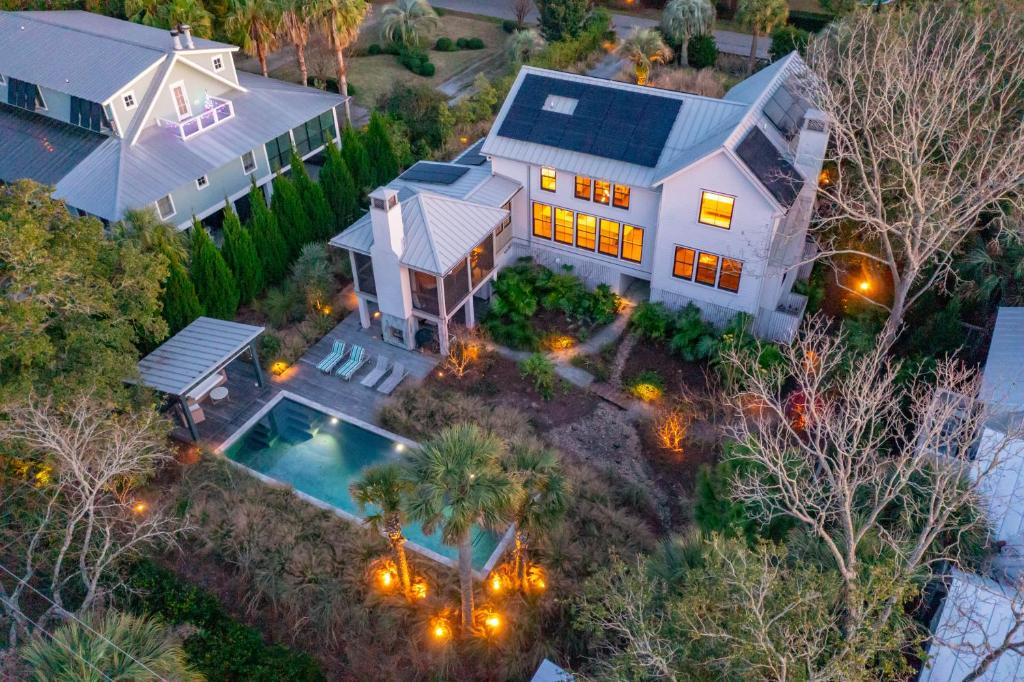 A bird's-eye view of Incredible Sullivan's Island Home with Pool - Monthly Rental Only