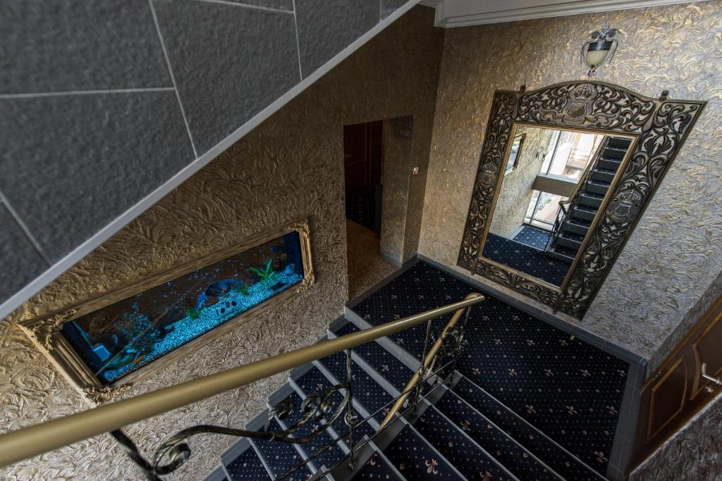 Postel nebo postele na pokoji v ubytování Premium Hotel
