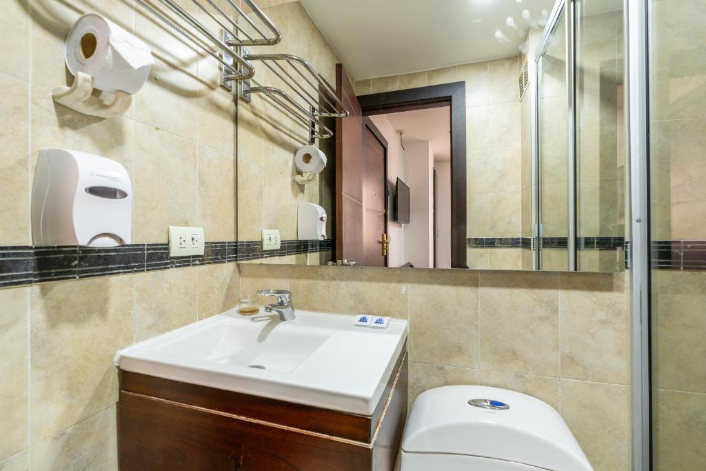 Koupelna v ubytování Hotel Bogota Resort
