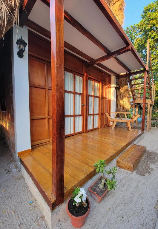 Isla Los Erizos EcoHouse - Chambre Triple Avec Terrasse
