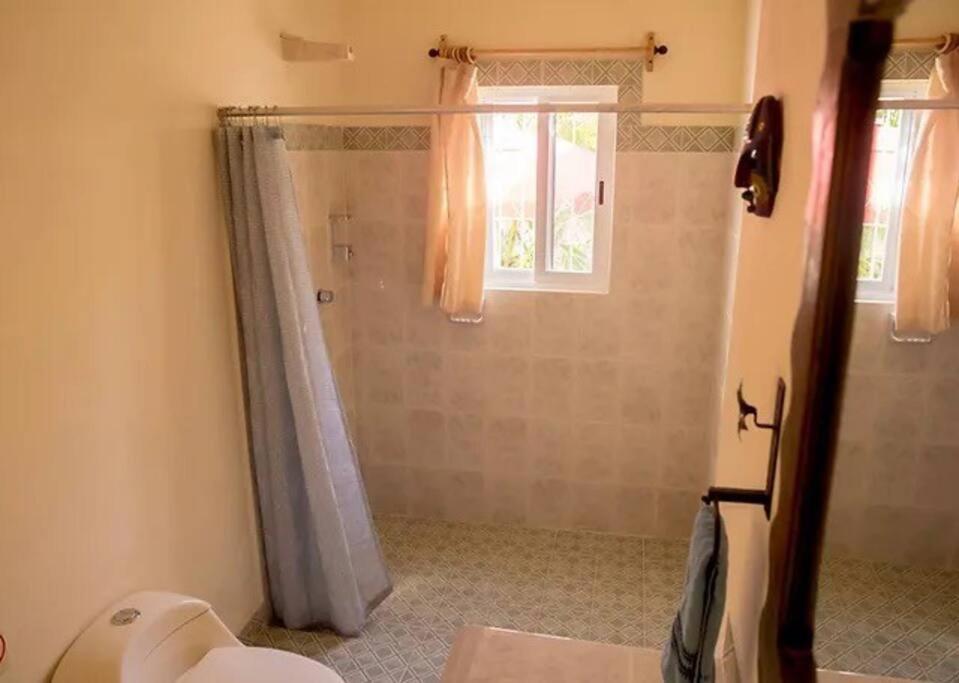 Koupelna v ubytování Casa Chaak Maya