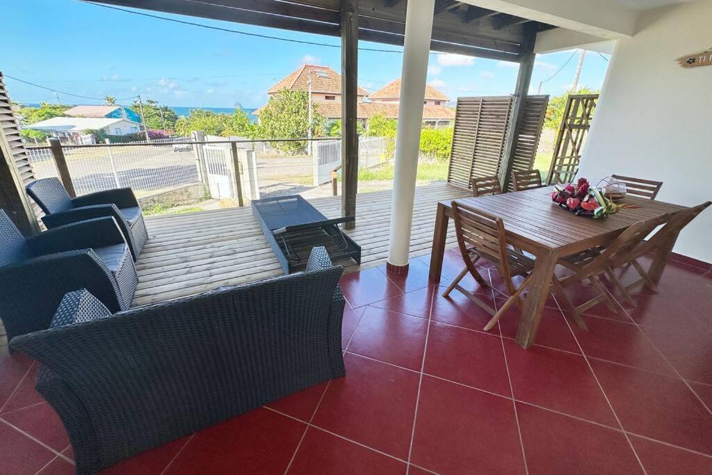 Balkón nebo terasa v ubytování APPARTEMENT T3 "TI CAZE" Villa Bel Kay Nou
