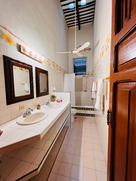 Koupelna v ubytování Casa Tres Colibries